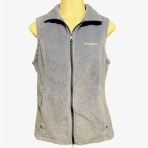 Columbia Women’s Fleece Sweater Vest Size Small Blue